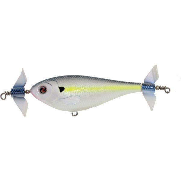 Dual Spinners • BILL LEWIS TOPWATER PROP Fishing Lure • CLEAR