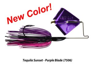 Picture of Picasso Rusty Squeaker Buzzbait Tequila Sunrise/Purple Blade